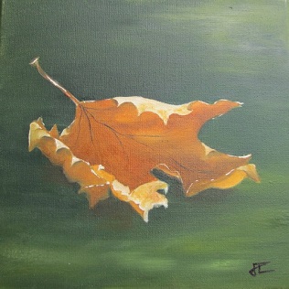 Feuille à la dérive